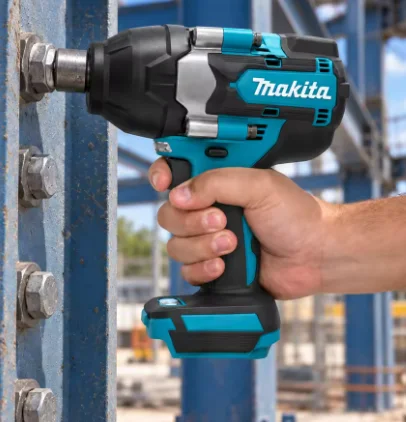 Makita DTW700 18V 1/2 Inch Brushless Impact Wrench 700Nm/1000Nm 4-Mode Power Tool for Auto Repair Heavy-Duty Use