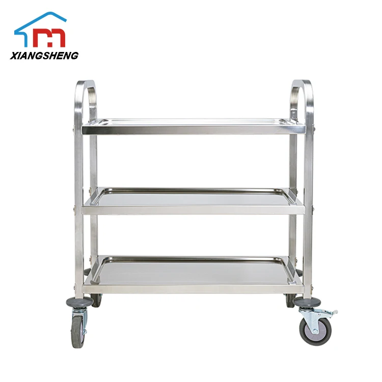 China Fancy Hot Stylish Metal Restaurant Kitchen Used Food Warming Delivery Trolley Cart For Sale Hospital Food Trolley Cart