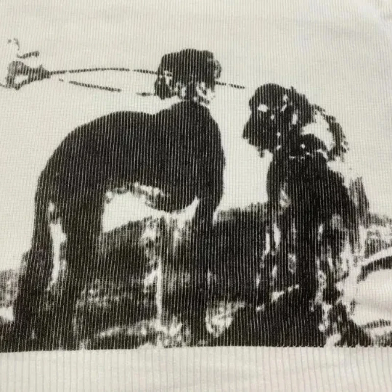 

Harajuku Эстетика Универсальный пуловер Зимний вязаный модный классический винтажный свитер с круглым вырезом Готический уличный панк Повседневный топ