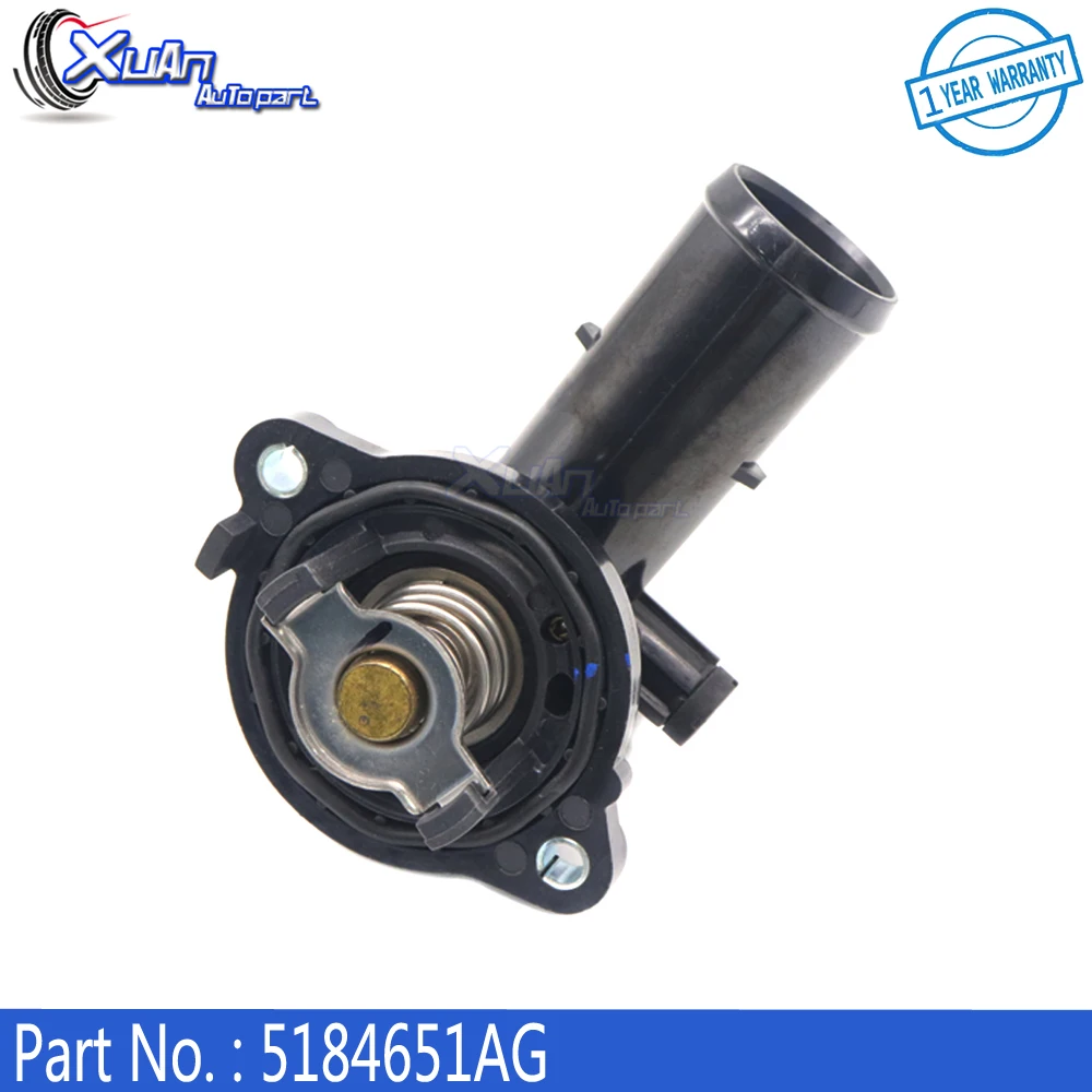 XUAN Car Engine Coolant Thermostat 5184651AG 05184651AG for DODGE DURANGO 2011-2015 for JEEP GRAND CHEROKEE WRANGLER 5184651AH