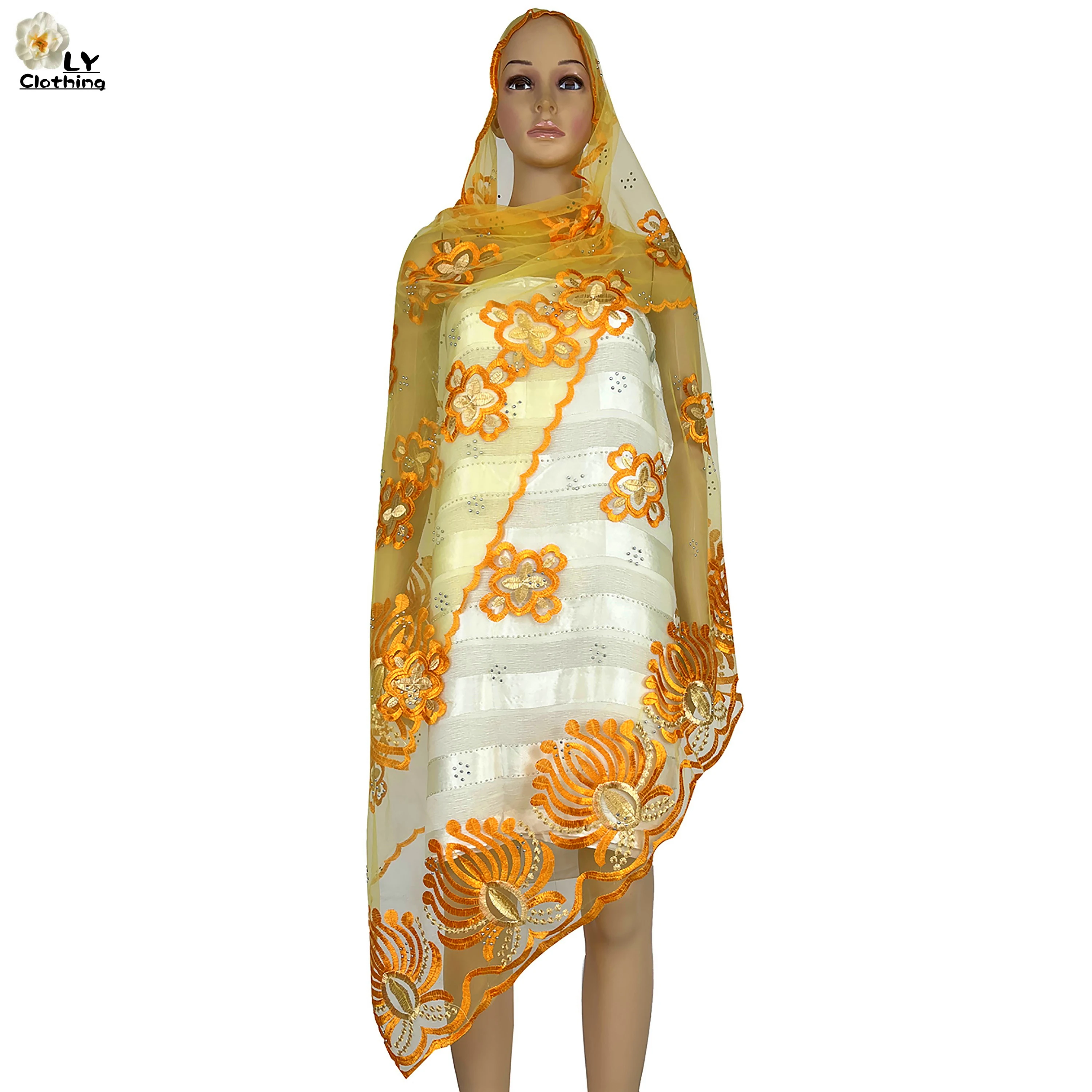 SALES SCARF !  2023 New African Women Scarf Soft Tulle Scarf Dubai  Scarf Islamic Pashmina Wraps