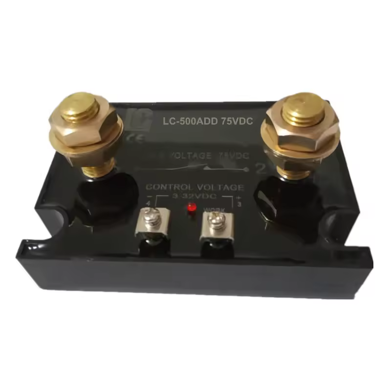 DC Control DC Solid State Relay 500A 1000A With heat sink raditor SSR DC Relay