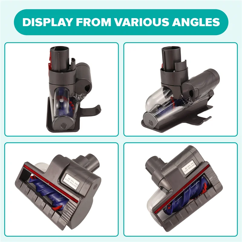 A68M-فرشاة إزالة عث الغبار للمرتبة الكهربائية لدايسون V7 V8 V10 V11 V15 مكنسة كهربائية أداة صغيرة بمحرك رأس فرشاة