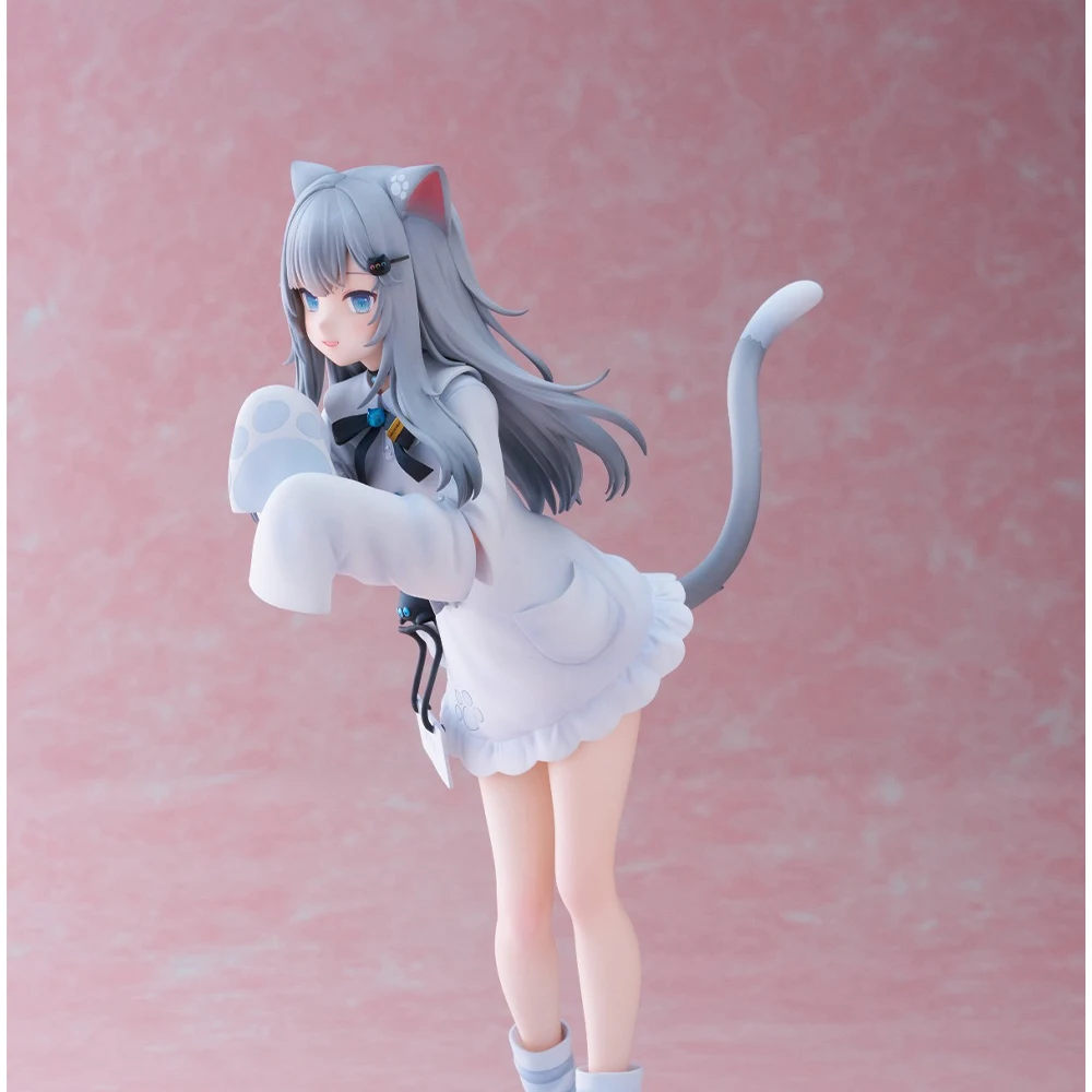 Originele illustratie figuur Nachoneko Figuur Stand Animatie Model Speelgoed volwassen Nacho Neko figuur PVC beelden ornament geschenken 22cm