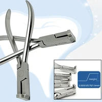 Alicate de Acero Inoxidable para Dar Forma a Alambres Dentales, para Doblar y Contornear Arcos de Ortodoncia