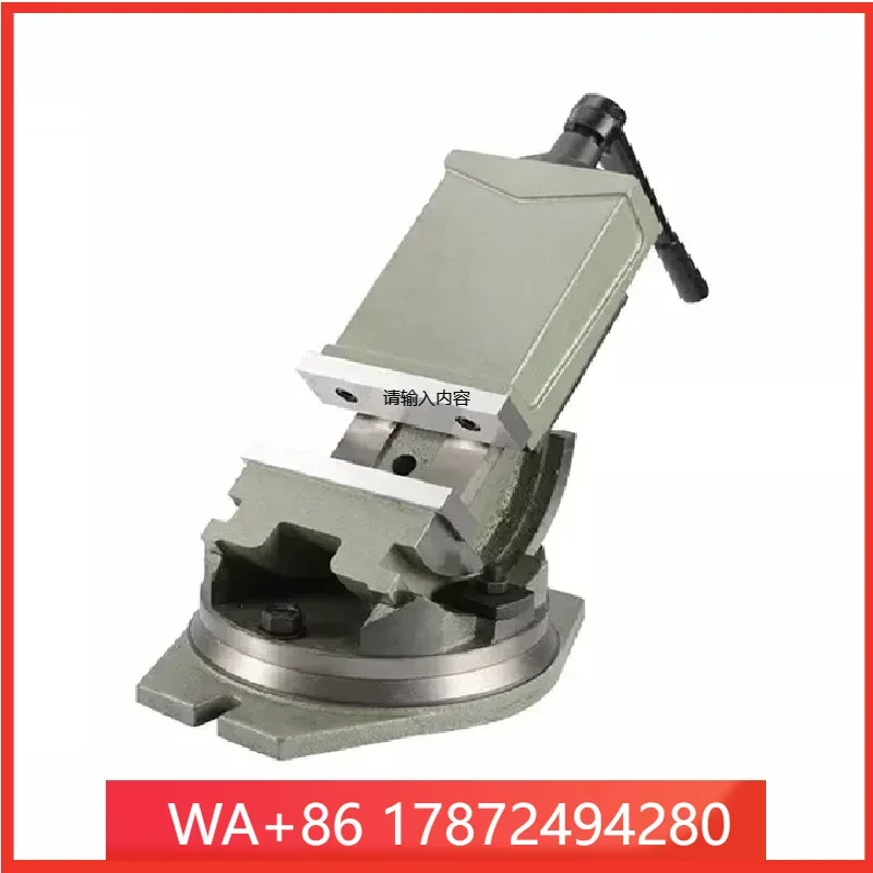 QHK100 Series CNC Milling Machine With A 4-inch Inclined Surface With A Rotating Base Milling Cutter
