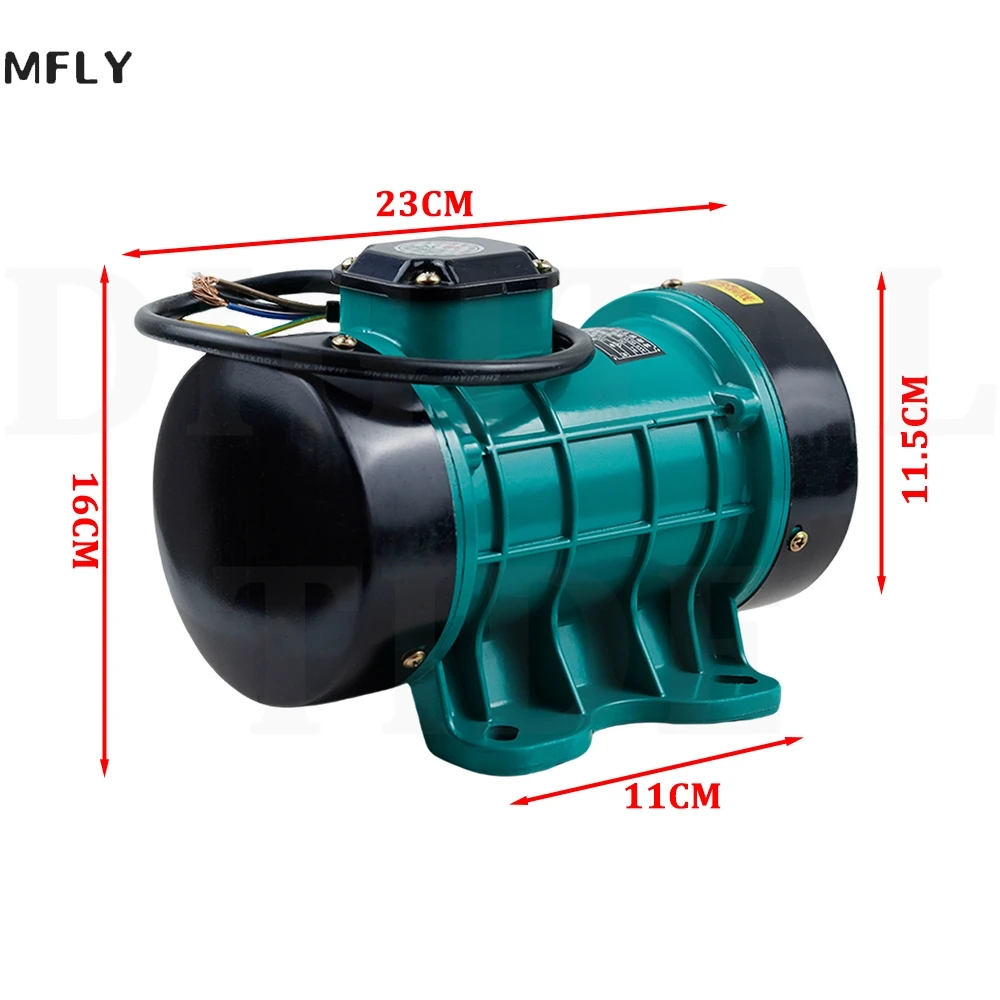 RU 250W/370W/550W 220/380V Attached Plate Vibrator Single 3 Phase Cement Concrete Vibration Motor Small Agricultural Motor