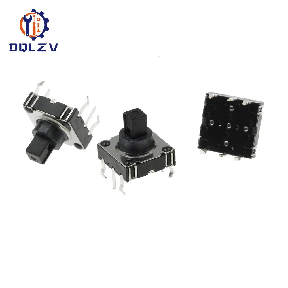 5PCS 10x10x10MM Tact Switch 4 Direction & Center Push 5 Way Tactile Snap In Vertical PCB Navigation Multifunction 10x10