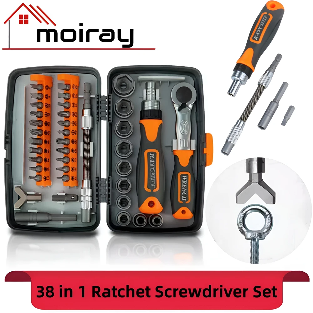 

Multi Tools Screwdriver Set Ratchet Socket Wrench Combination Toolbox Hardware Precision Screw Bits Hand Tool Sets