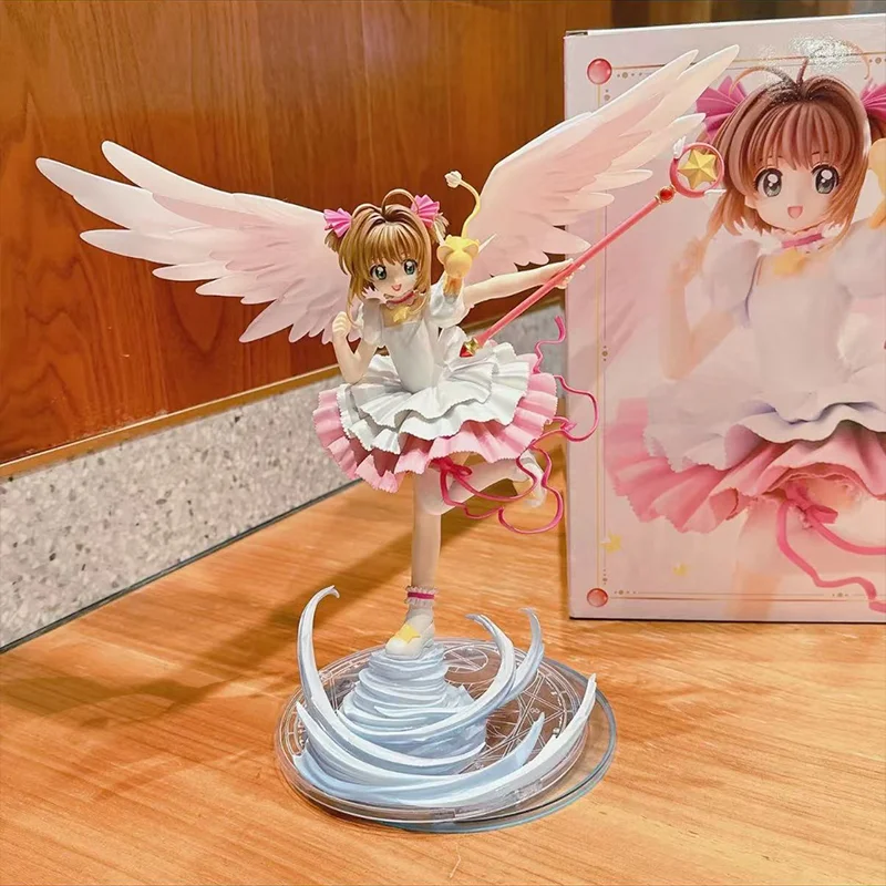 

Card Captor Kinomoto Sakura Модель Аниме Фигурка Коллекционные игрушки Орнамент Kawaii Девушки Подарок на день рождения