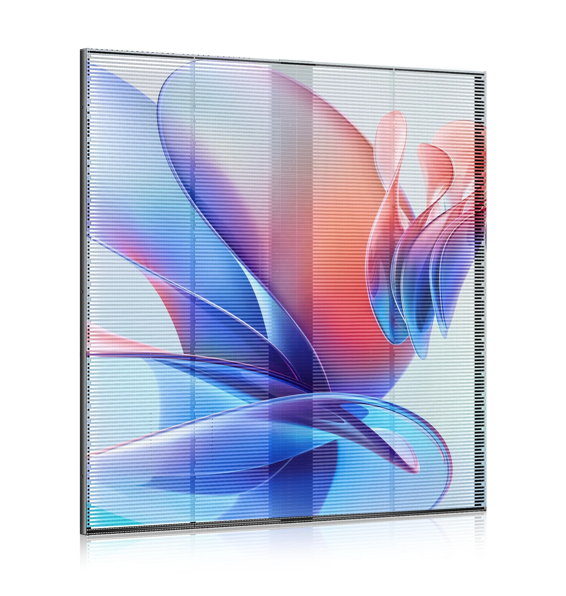 Full Color Film Screen Advertising Led Display Transparent Screen Led Video Wall Panel Booth Exhibition Digital Signage Display