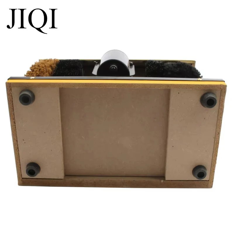 JIQI Electric Shoes Cleaner Shiner Sole Care Boot Shoe Polisher Brush Automatic Polishing Leather Shine Cleaning Machine Washer