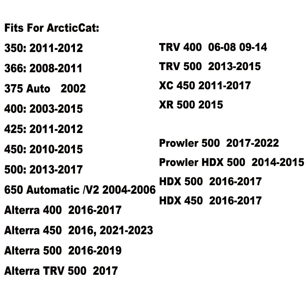 ATV Drive Belt Clutch V-Belt For Arctic Cat 350 366 375 400 450 500 Alterra TRV XC XR Prowler HDX 400 450 500 -Replaces 0823-228