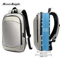 Heroic Knight Travel Backpack for Men Waterproof 17.3\