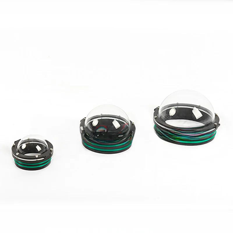 Acrylic Dome Cover Underwater Photography Gimbal Cover Spherical Capsule Outer Diameter 90mm 130mm 160mm for ROV Robot