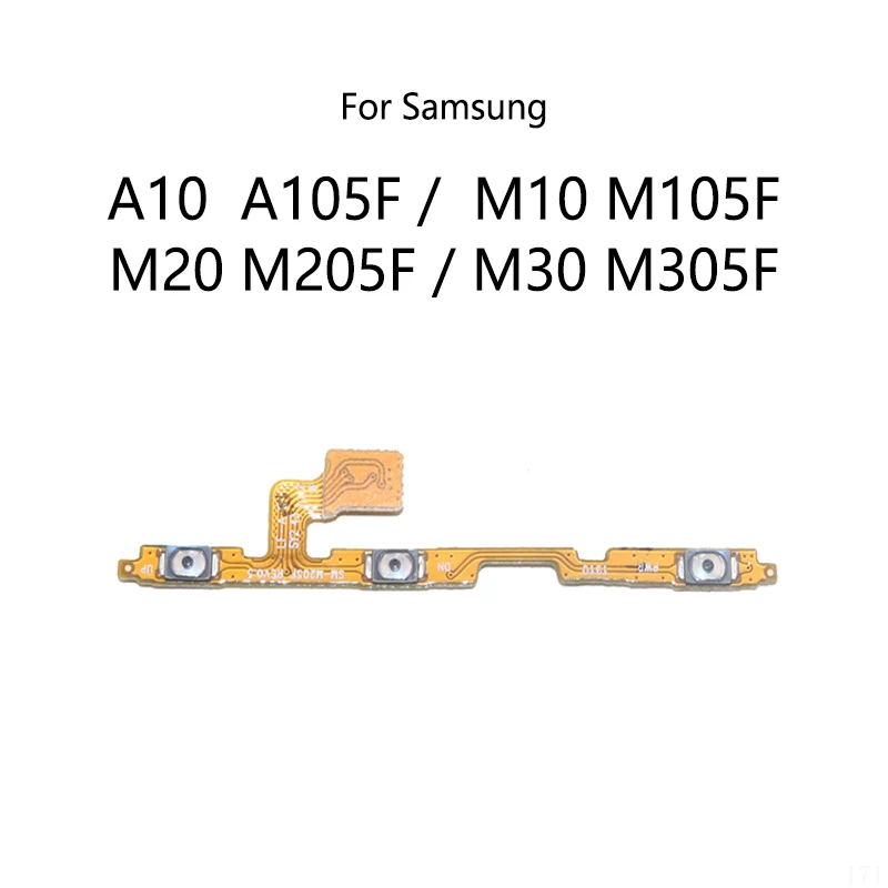 Power Button Switch Volume Button On / Off Flex Cable For Samsung A10 M10 M20 M30 A20 A30 A50 A60 A70 A80 A90 A9 2018 A920F A30S