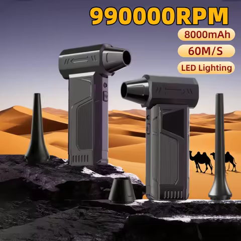 990000RPM Violent Fan Super Powerful Air Blower Vacuum Blowing Cleaner Brushless Motor Jet Turbo Fan Strong Wind 60M/S Air blow