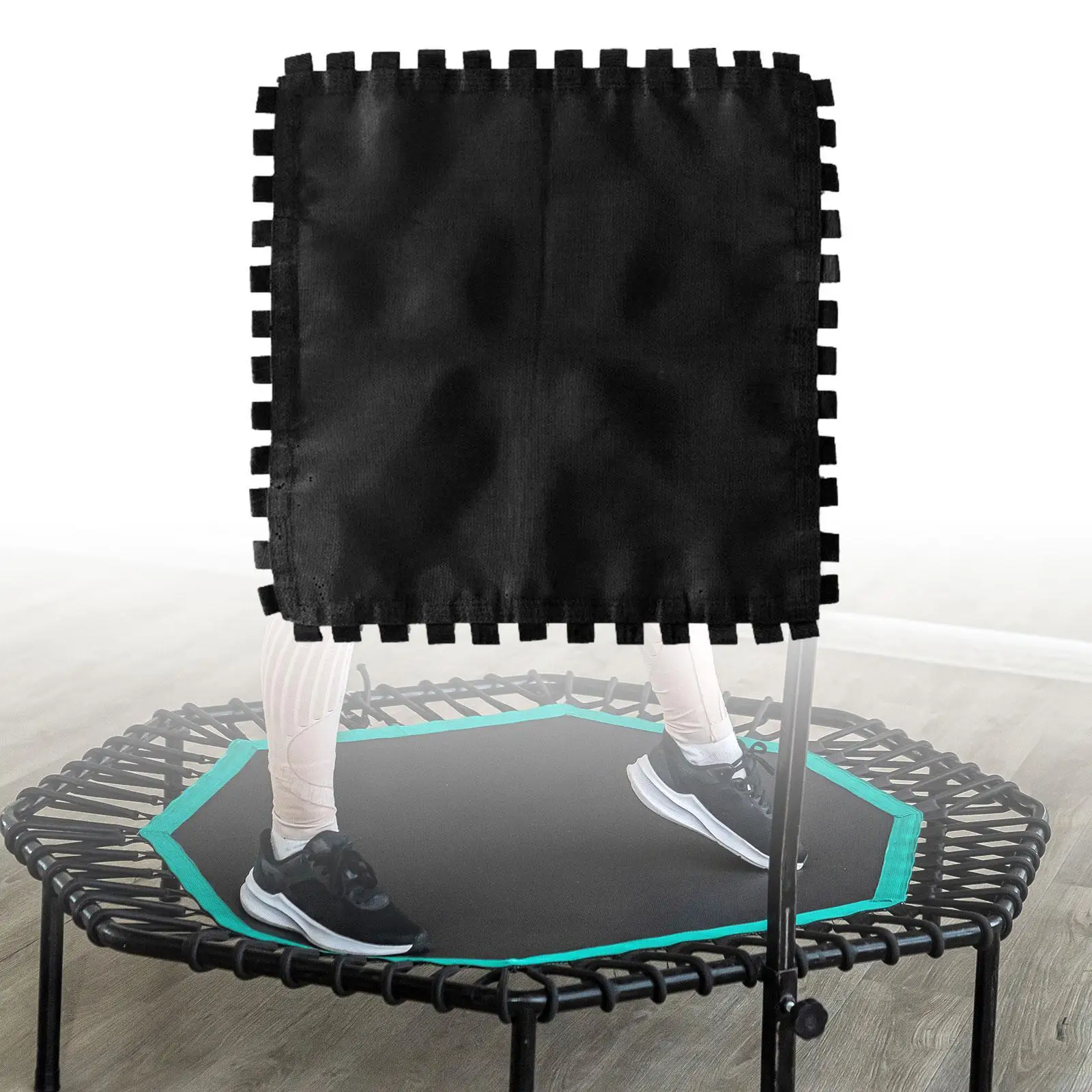 Trampoline Mat Replacement Easy to Install Square Reusable Accessory Jumping Pad for Practice Gymnastics Outdoor Workout Adults