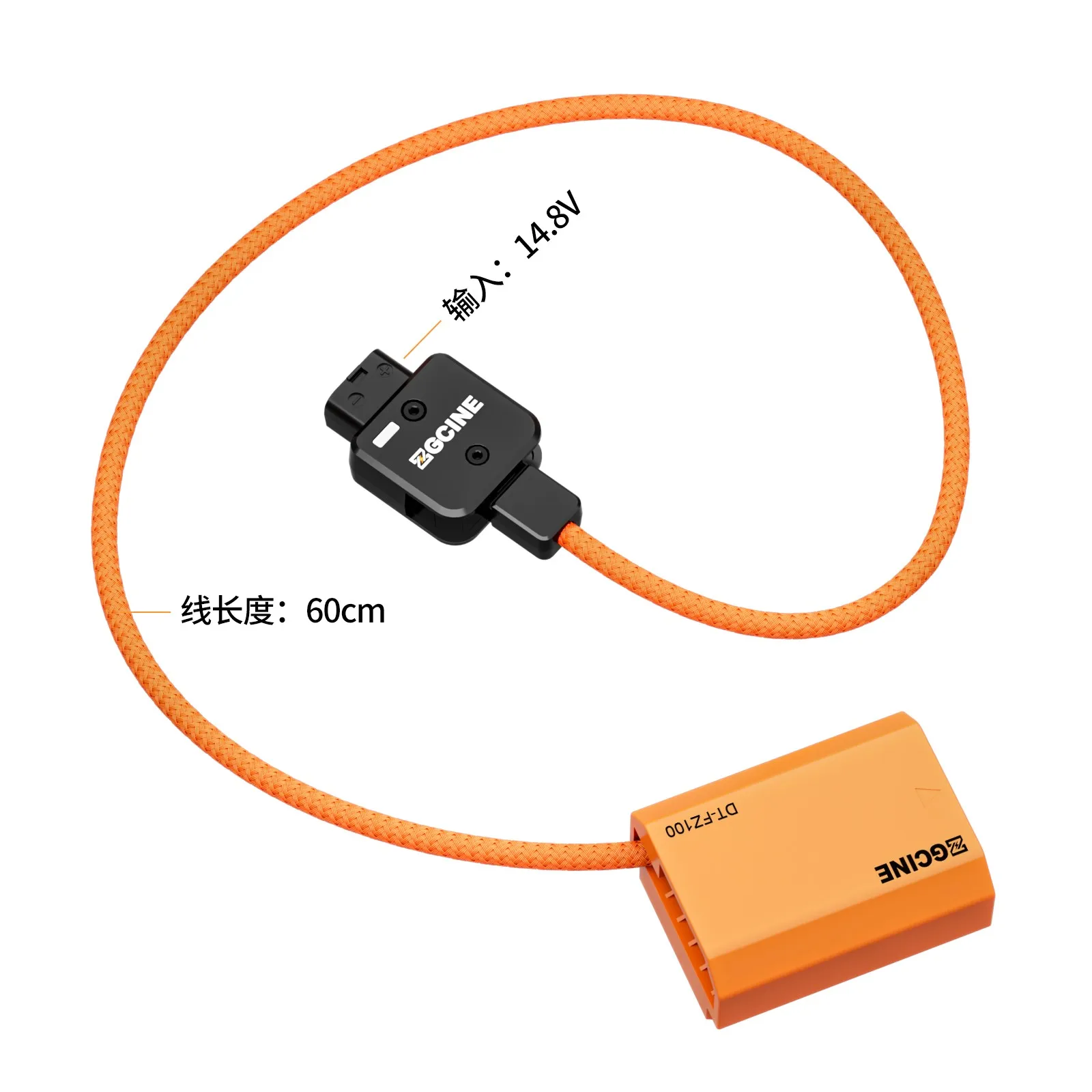 Kabel ZGCINE D-Tap do atrapy baterii NP-FZ100 do Sony ZV-E10II ZV-E1 A7M4 A7M5 A7CII FX30 A6700 A7S3 A7RM5 A7C A7M3 FX3 A6600 — zdjęcie produktu 5