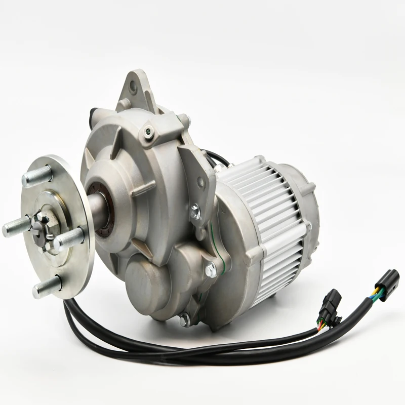 Dc 48 v/60 v/72 v 1.2KW/1.8KW motor aandrijfmotor met versnellingsbak & rem elektrische motor voor elektrische voertuig rijden grasmaaier