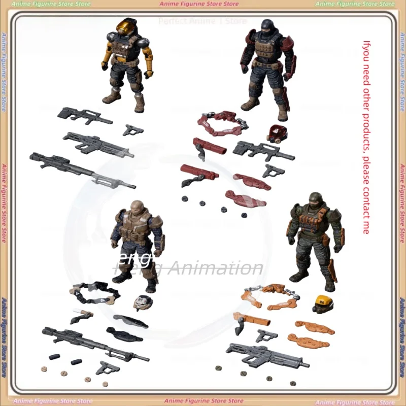 TA ácido chuva guerra 1/12 escala masculino AR-001 senhor/002 bandeira de guerra/003 crânio de soldagem/004 prol para modelo de figura de ação de 6 polegadas