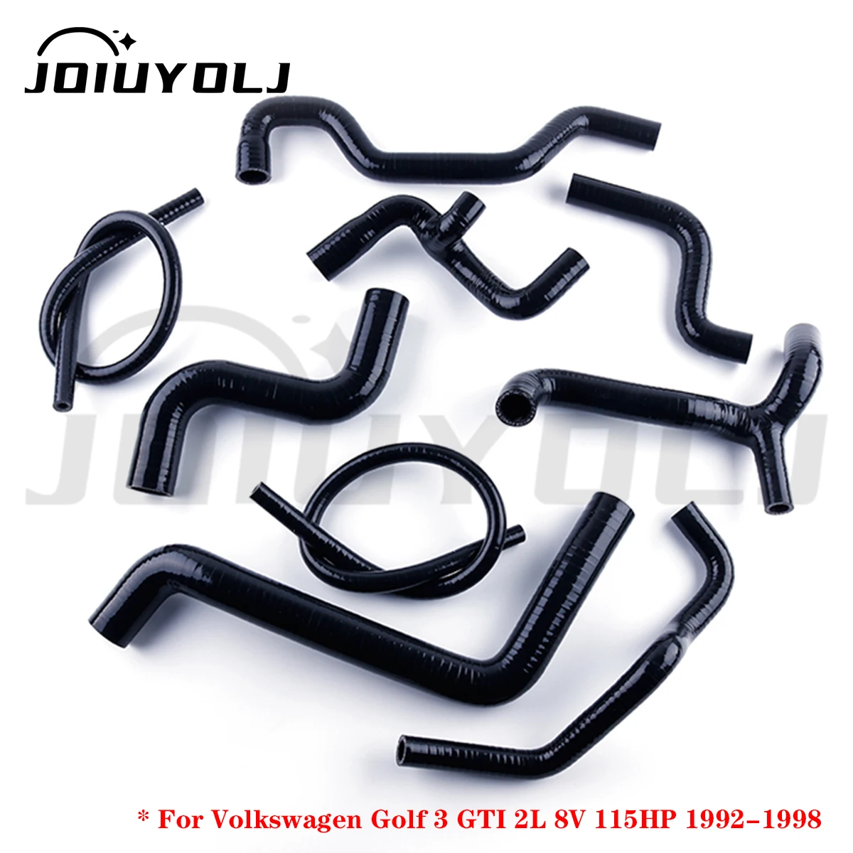 

9Pcs Silicone Coolant Radiator Hose Pipe Kit For Volkswagen Vw Golf 3 GTI 2L 8V 115HP 1992-1998