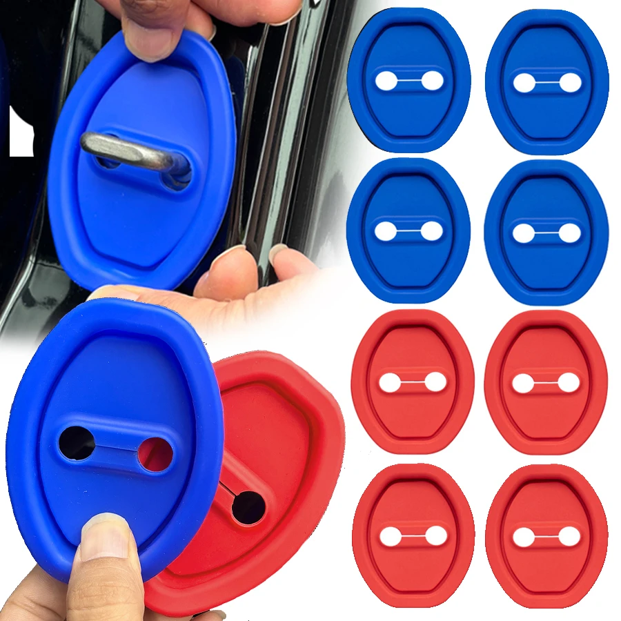 Car Door Mute Anti-crash Silicone Cover Silent Shock Absorption Pad Auto Door Latchs Bumper Protection Automotive Accessories