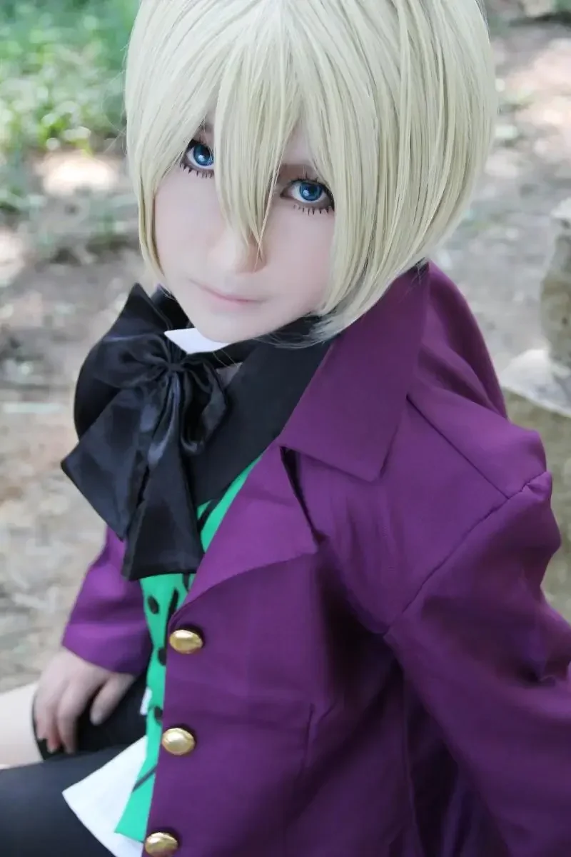Anime Black Butler 2 Kuroshitsuji Alois Trancy Uniform Outfits Cosplay Costumes Full Set 2025
