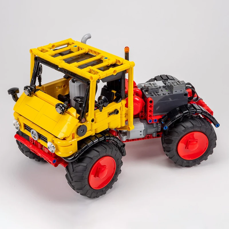 1134 قطعة MOC-241304 Werner Uniknick الغابات شاحنة مدينة سيارة التقنية نموذج مركبة اللبنات الطوب الإبداعي الصبي لعبة هدية #3