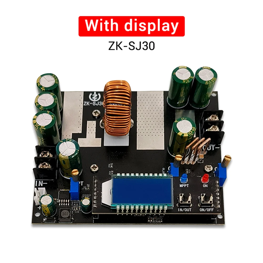 ZK-SJ30 700W Automatic Buck Converter CC CV Power Supply Module DC 6-80V to 1.3-78V 30A Voltage Regulator Boost Voltmeter Board