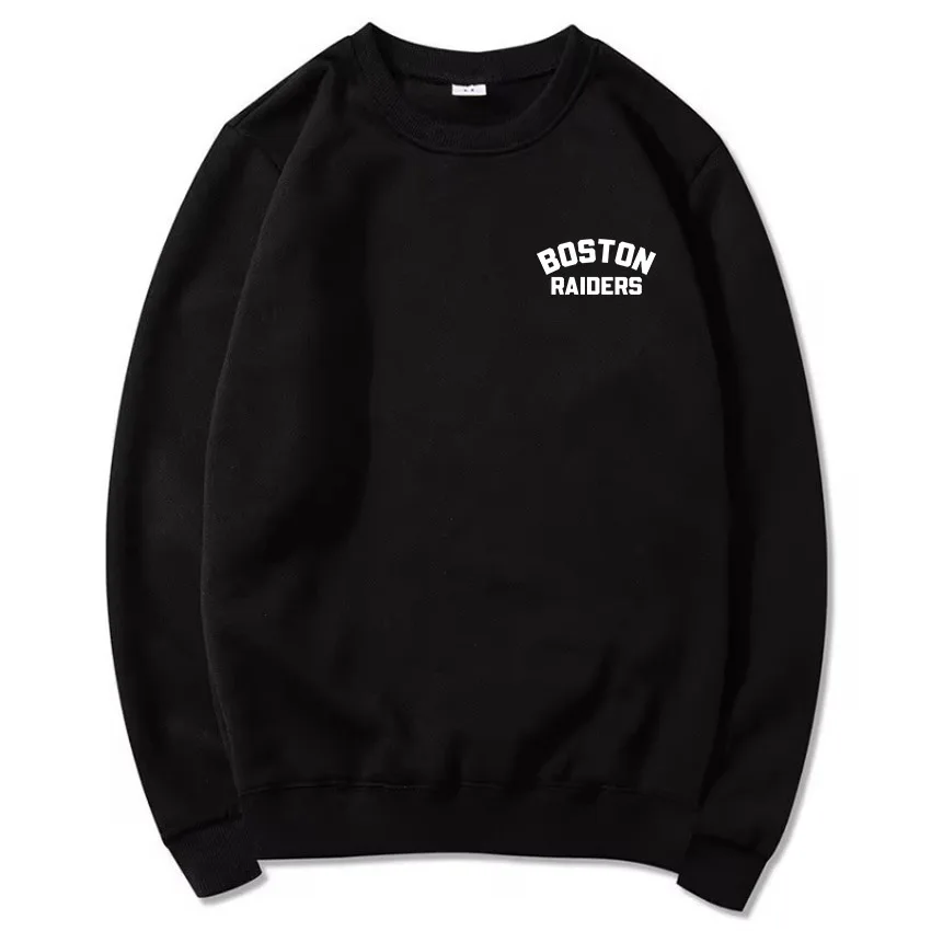 Boston Raiders Montreal Metros Pulôveres Aquecidos Rivalry TV Impressão Crewneck Moletom Manga Longa Moda Masculina Sudaderas Unissex