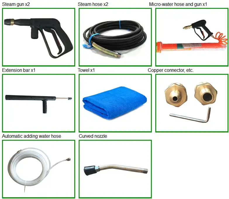 Heating 28bar Steam Cleaner High Pressure Portable