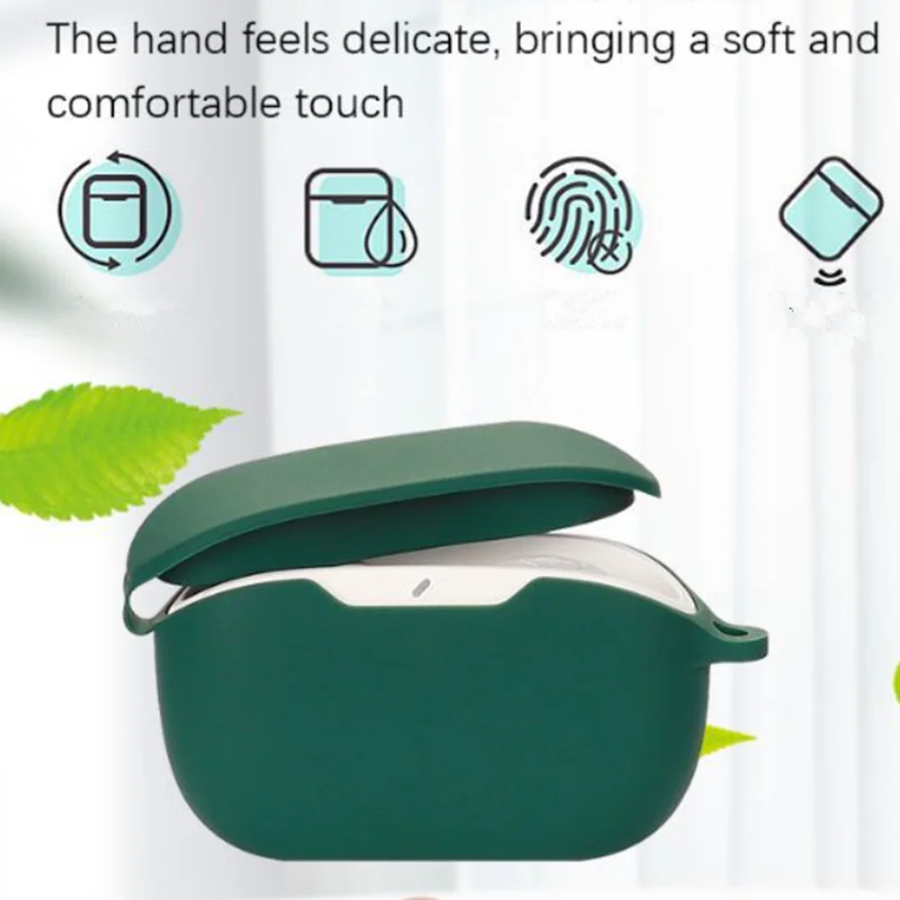 Für JBL Wave Buds/Buds 2 Fall Einfarbig Kopfhörer Abdeckung Fundas Shell Weiche Stoßfest Silikon Hearphone Zubehör – Detail 6