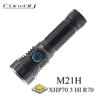 Flashlight Convoy M21H TIR Linterna with XHP70.3 HI R70 Led High Powerful Type-c Charging Port Camping Fishing Work Flash Light