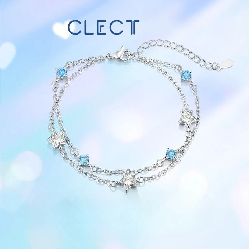 

Синий браслет Clect Star для девочек, аксессуары Ins
