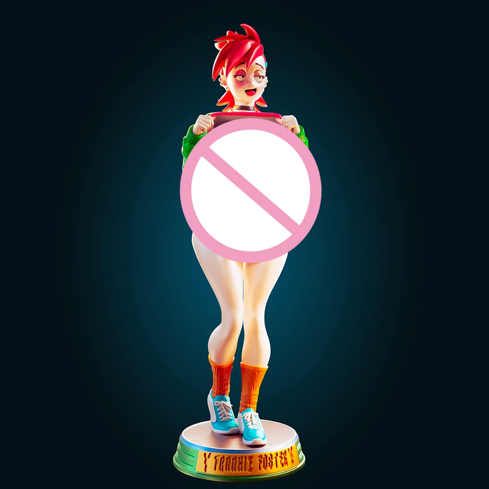 

1:24 Officer Rhu Frankie Foster NSFW 3d Print Resin Toy Kit Gk Unpainted Figurine FUTA Diy Unassembled Statue Figures Model Toys