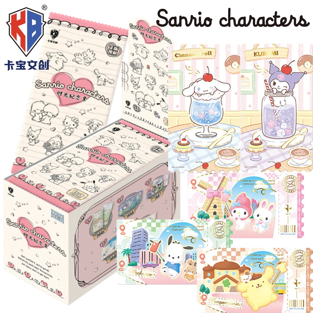

Genuine Official KABAO Sanrio Time Commemorative Ticket Collection Cards Anime Cartoon Stars Cute Exquisite Peripheral Fun Gifts