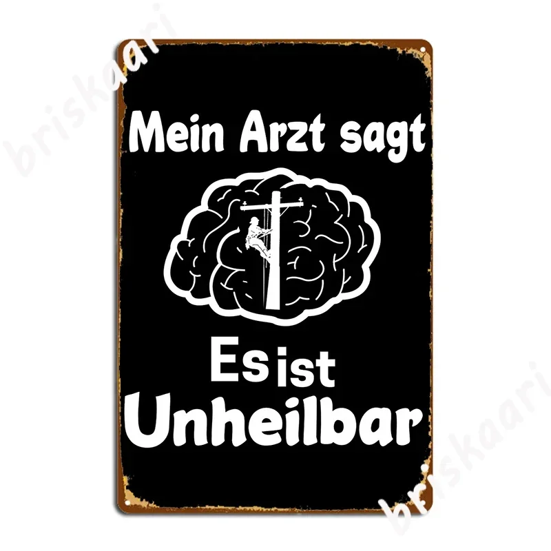 Electrician Poster Metal Plaque Poster Club Bar Cinema Kitchen Funny Tin sign Poster