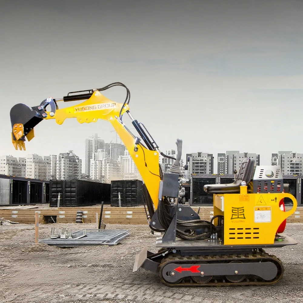 

0.8 Ton Mini Excavator Agricultural Bagger Small Home Use High Power Hydraulic Crawler Excavator YG-08 Mini Digger Customized