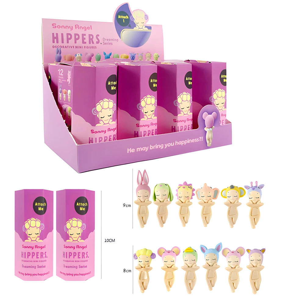 Hot Better Quality Sonny Angel Animals Dreaming Series Jupiter Hippers Angel Body Kewpie Dolls PVC Figure Limite Blind Box Toy