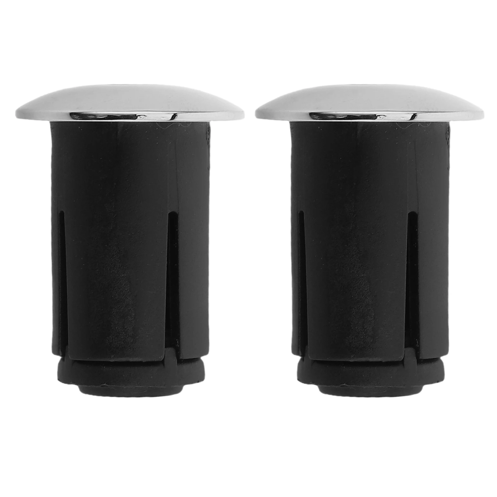 

2pcs Bicycle Handlebar End Plugs AntiSlip Aluminum Alloy Caps For Mountain Road Bike Grips Lightweight Durable Smooth Finish