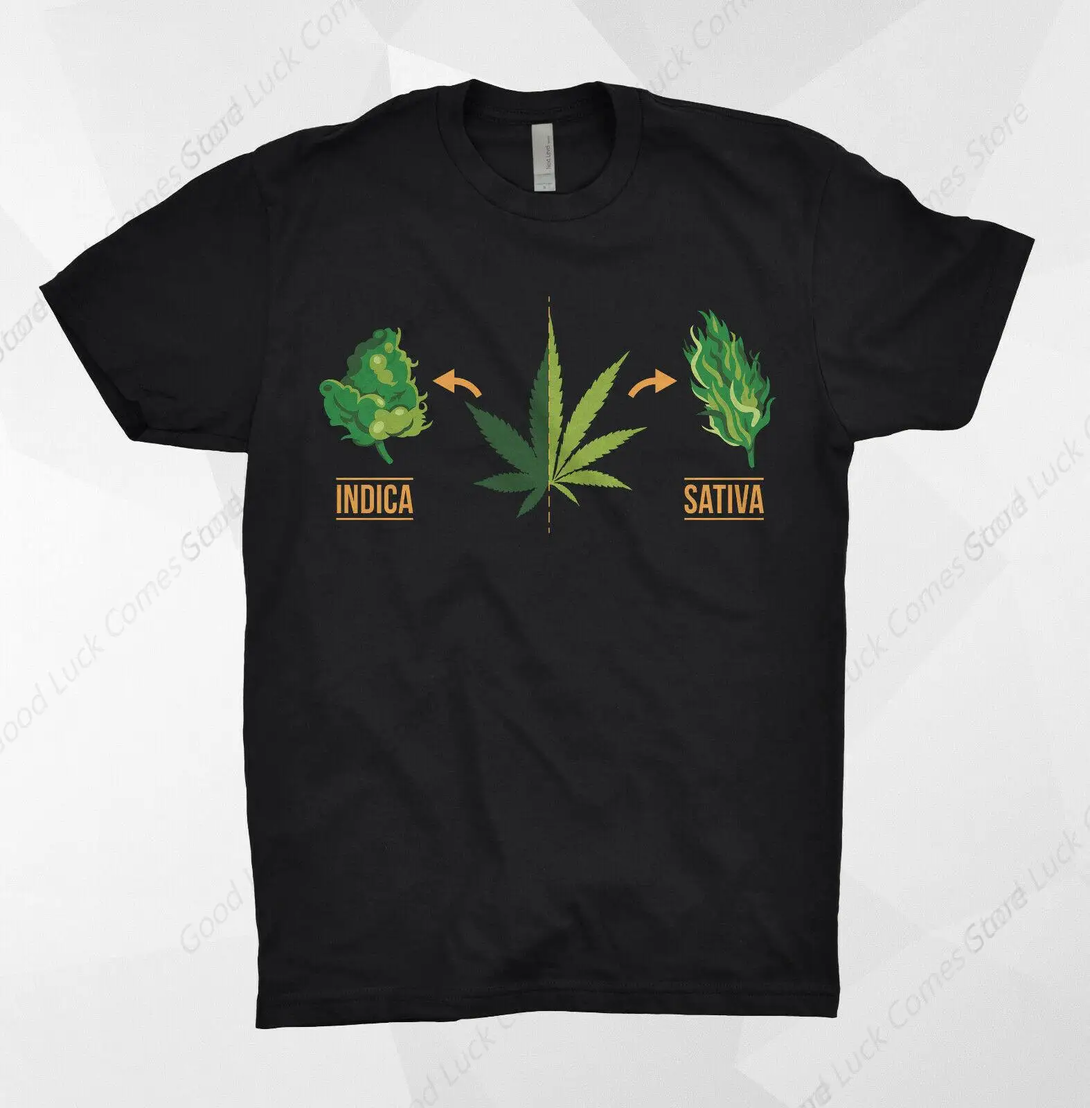 Sativa 420 Smoke Weed Funny Marijuana T-Shirt. Summer Cotton Short Sleeve O-Neck Mens T Shirt New S-6XL