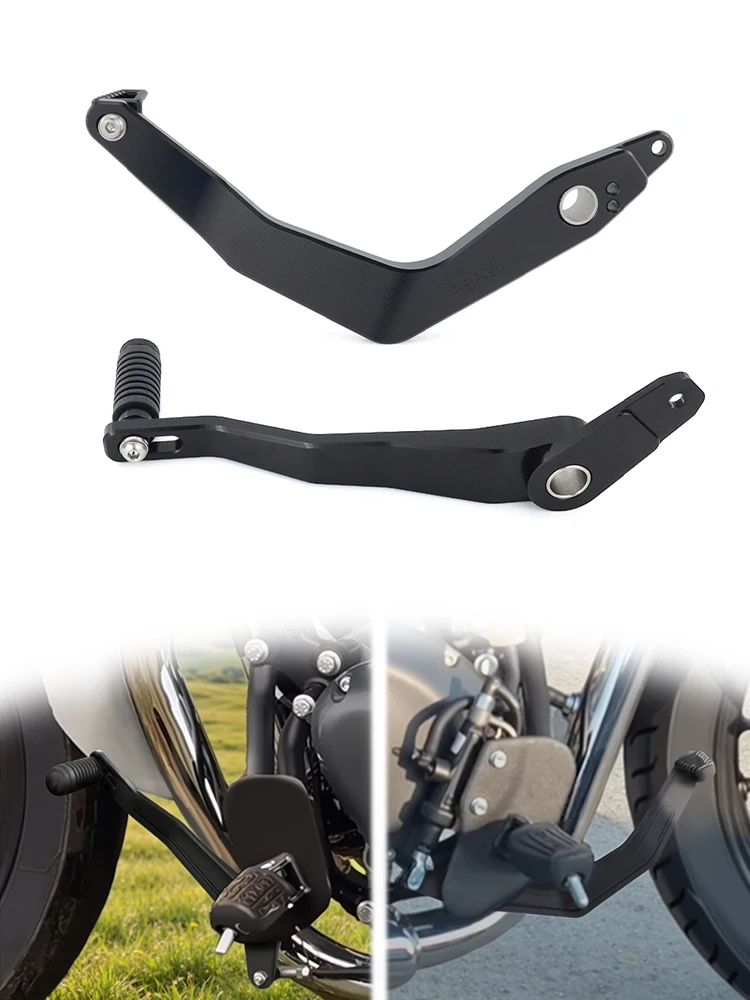

Shift Lever Kick Start Lever Foot Brake Pedal Motorcycle Gear Shifter Super Meteor 650 2023 2024 2025 2026 For Royal Enfield