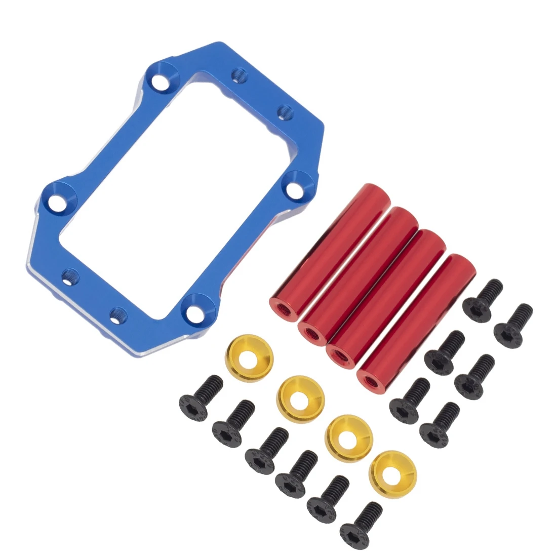 Metal Steering Servo Mount for ARRMA 1/8 KRATON Outcast SENTON Talion Typhon 6S BLX RC Car Upgrades Parts,Blue