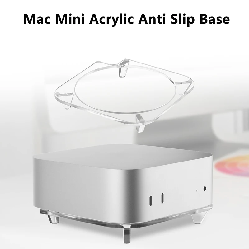 

1 шт. противоскользящий мини-держатель для настольного компьютера для Mini M4 2024, прозрачная охлаждающая подставка для ПК, кронштейн, основание