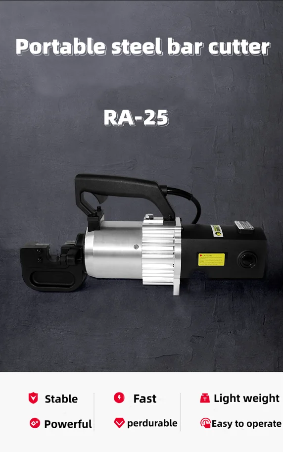 أحدث آلة قطع حديد التسليح المحمولة RA16 #3