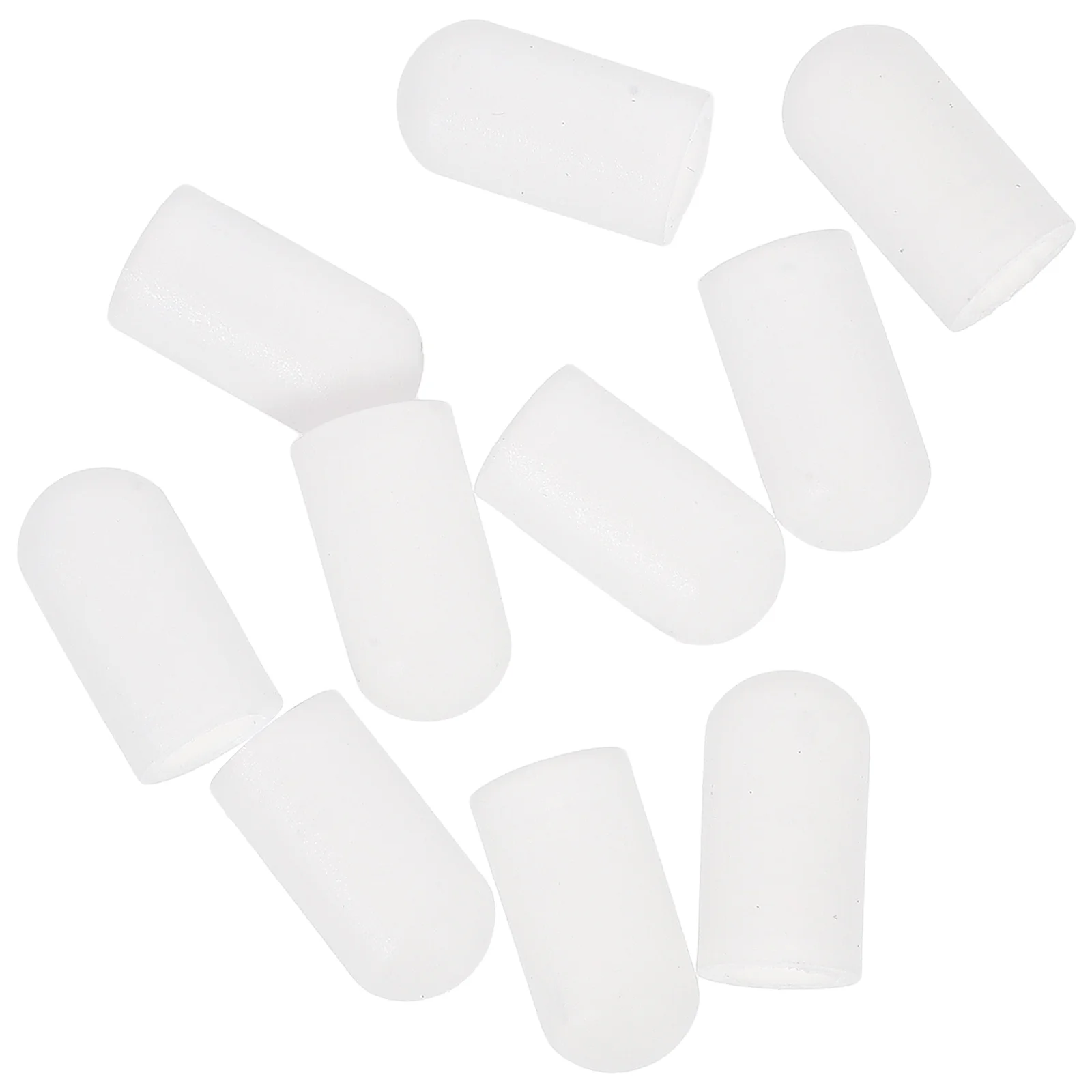 Drum Stick Head Protective Cover Silicone Rubber Sleeve Accessories (white) 10 Pack Drumstick Silent Tips Practice Ends