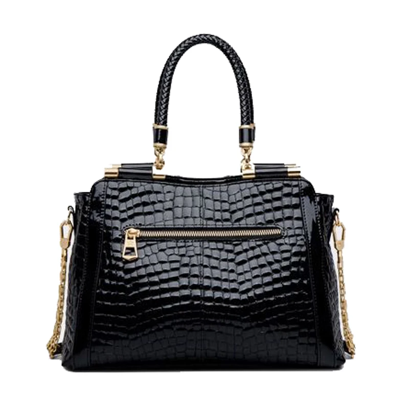 New Fashion Alligator Women Handbags European Designer Cow Genuine Leather Shoulder Bags Female Girl Brand Luxury Crossbody Bag