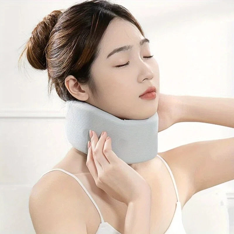 

Шейный бандаж, устройство для вытяжения и стабилизации шеи с наполнением из пеноматериала, регулируемый стабилизатор для снятия давления