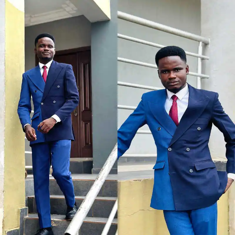 

Fashion Splicing Men Suits 2 Pieces Jacket Pants Prom Party Dinner Formal Occasion Customized Ropa Hombre